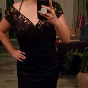 Banana Republic Black lace dress